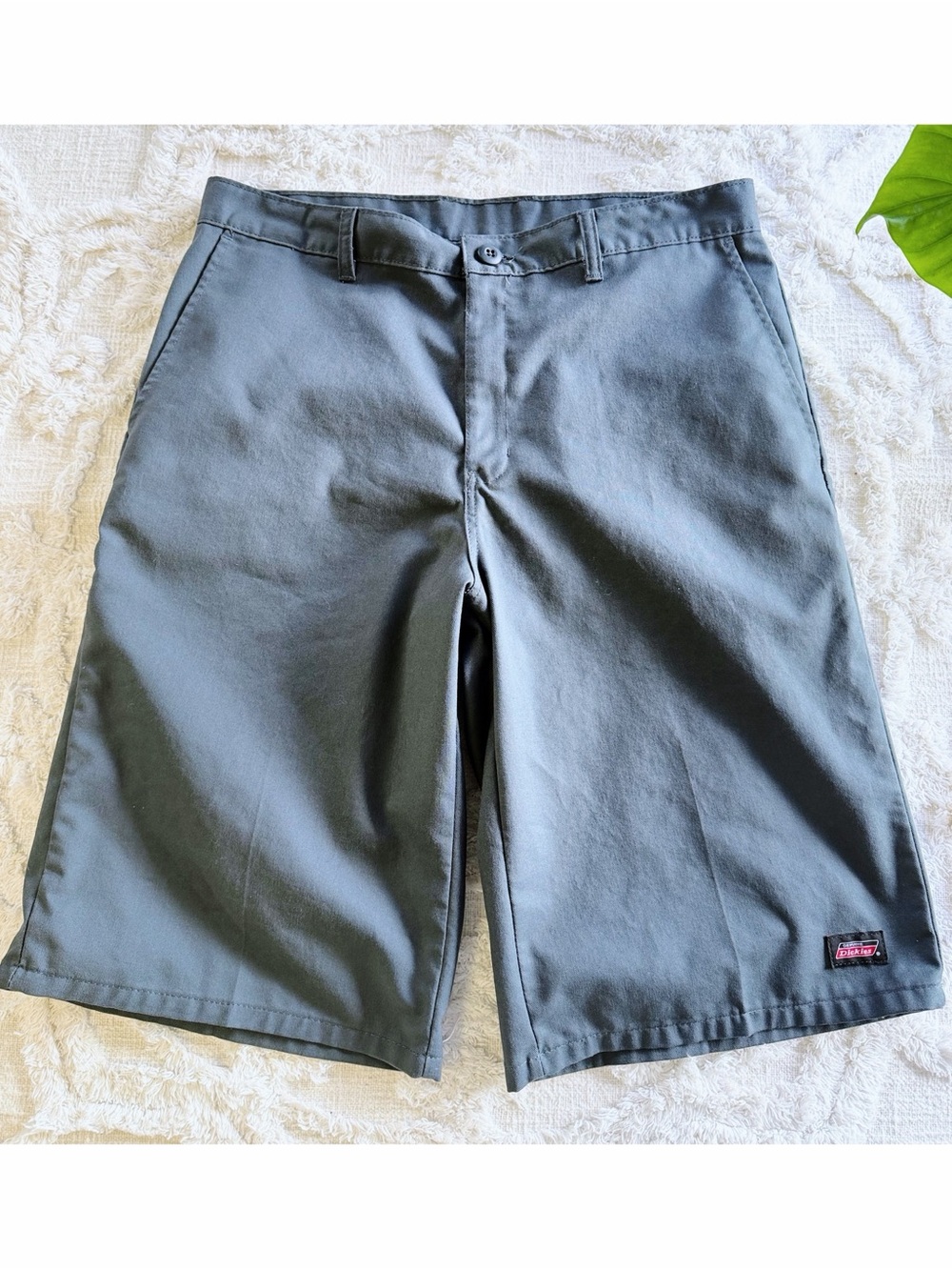 Dickies Men’s Size 34 Gray Work Shorts 13” Inseam Relaxed Utility Uniform